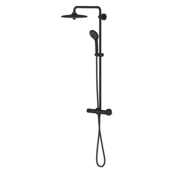Coloana de dus Grohe Vitalio Joy 260 cu baterie termostatata phantom black imagine