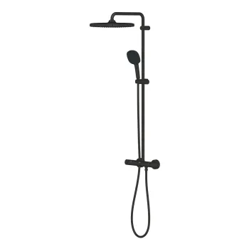 Coloana de dus Grohe Vitalio Start System 250 cu baterie termostatata 101cm matte black imagine