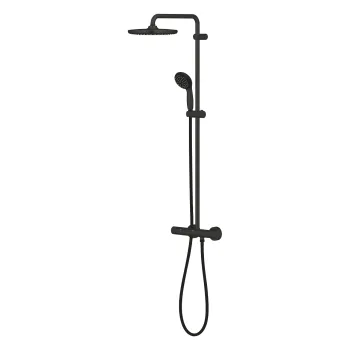 Coloana de dus Grohe Vitalio Start System 250 cu baterie termostatata  9.5 l/min  matt black imagine