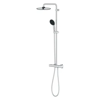 Coloana de dus Grohe Vitalio Start System 250 cu baterie termostatata crom imagine