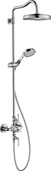 Coloana de dus Hansgrohe Axor Montreux 240 1jet cu baterie termostatata crom imagine