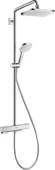 Coloana de dus Hansgrohe Croma E 280 EcoSmart cu baterie de dus termostatata 1 jet si 9l/min imagine
