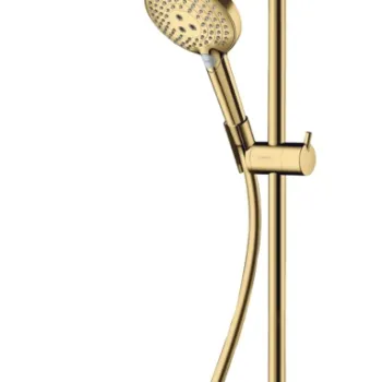 Coloana de dus Hansgrohe Croma Select S 280 1jet cu baterie termostatata gold optic lustruit imagine