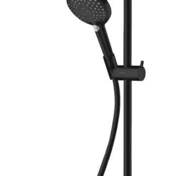 Coloana de dus Hansgrohe Croma Select S 280 1jet cu baterie termostatata negru mat imagine