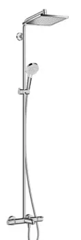 Coloana de dus Hansgrohe Crometta E240 1 jet cu baterie de cada termostatata crom imagine