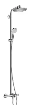Coloana de dus Hansgrohe Crometta S240 1 jet cu baterie de cada termostatata crom imagine