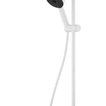 Coloana de dus Hansgrohe Pulsify S 260 1jet EcoSmart cu baterie termostatata ShowerTablet Select 400 alb mat imagine