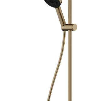 Coloana de dus Hansgrohe Pulsify S 260 1jet EcoSmart cu baterie termostatata ShowerTablet Select 400 bronz periat imagine