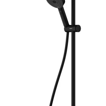 Coloana de dus Hansgrohe Pulsify S 260 1jet EcoSmart cu baterie termostatata ShowerTablet Select 400 negru mat imagine