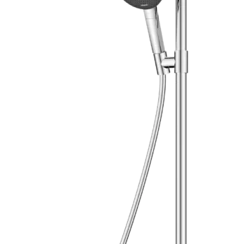 Coloana de dus Hansgrohe Raindance Alive S Puro 300 1jet EcoSmart cu baterie termostatata Ecostat  crom imagine