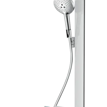 Coloana de dus Hansgrohe Raindance E 300 1jet EcoSmart cu baterie termostatata ShowerTablet 350  crom imagine