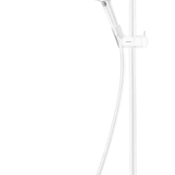 Coloana de dus Hansgrohe Raindance S 240 1jet PowderRain EcoSmart+ cu baterie termostatata  alb mat imagine