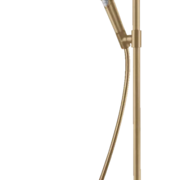 Coloana de dus Hansgrohe Raindance S 240 1jet PowderRain EcoSmart+ cu baterie termostatata  bronz periat imagine