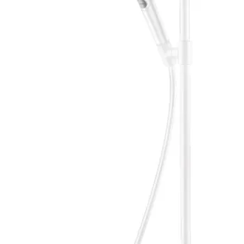 Coloana de dus Hansgrohe Raindance Select S 240 PowderRain 1jet cu baterie termostatata alb mat imagine