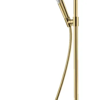 Coloana de dus Hansgrohe Raindance Select S 240 PowderRain 1jet cu baterie termostatata gold optic lustruit imagine