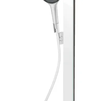 Coloana de dus Hansgrohe Rainfinity 250 EcoSmart 1jet cu baterie termostatata ShowerTablet 350 alb mat imagine