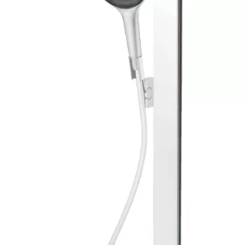 Coloana de dus Hansgrohe Rainfinity 250 EcoSmart 1jet cu baterie termostatata ShowerTablet 350 alb mat imagine