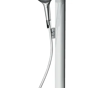 Coloana de dus Hansgrohe Rainfinity 250 EcoSmart 1jet cu baterie termostatata ShowerTablet 350 crom imagine