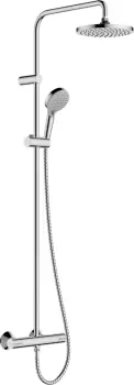 Coloana de dus Hansgrohe Vernis Blend 200 1 jet cu baterie termostatata crom imagine
