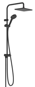Coloana de dus Hansgrohe Vernis Shape Reno EcoSmart fara baterie de dus negru imagine