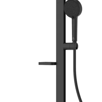 Coloana de dus Ideal Standard Ceratherm Alu+ cu baterie negru imagine
