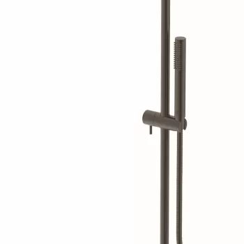 Coloana de dus Ideal Standard Ceratherm T125 cu baterie termostatata si palarie Round 300mm gri imagine