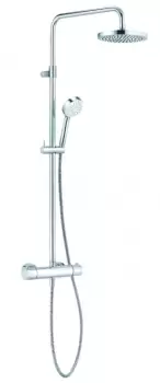 Coloana de dus Kludi Logo THM Dual Shower System cu baterie de dus termostatata imagine