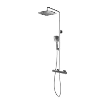 Coloana de dus Ravak Cool Concept 10 TD F 098.00CR cu baterie crom imagine