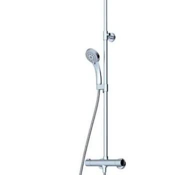 Coloana de dus Ravak Termo 100 cu baterie termostatata  crom imagine