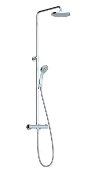 Coloana de dus Ravak Termo 100 cu baterie termostatata crom imagine
