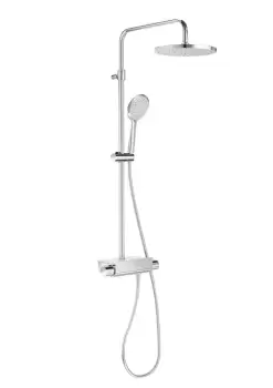 Coloana de dus Roca Deck-T Round cu baterie dus termostatata imagine