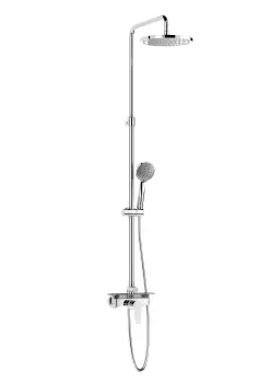 Coloana de dus Roca Even-M cu baterie de dus polita si palarie 254mm imagine