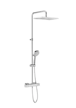 Coloana de dus Roca Level-T Square cu baterie dus termostatata imagine