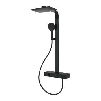 Coloana de dus Villeroy & Boch Infinity Showers cu baterie termostatata  negru mat imagine