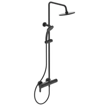Coloana dus Ideal Standard Cerafine O cu baterie de dus clasica negru mat imagine