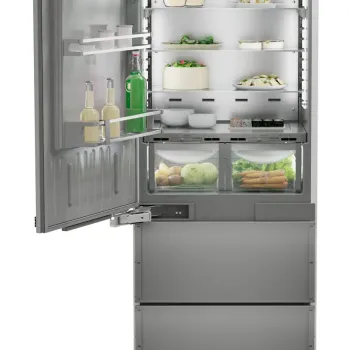 Combina frigorifica incorporabila Liebherr Premium ECBNe 7870 BioFresh  NoFrost  402 litri  clasa E  usa dreapta  inox imagine