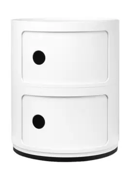 Comoda modulara Kartell Componibili 2 design Anna Castelli Ferrieri alb imagine