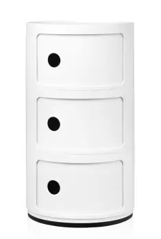 Comoda modulara Kartell Componibili 3 design Anna Castelli Ferrieri alb imagine