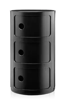 Comoda modulara Kartell Componibili 3 design Anna Castelli Ferrieri negru imagine