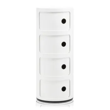 Comoda modulara Kartell Componibili 4 design Anna Castelli Ferrieri alb imagine