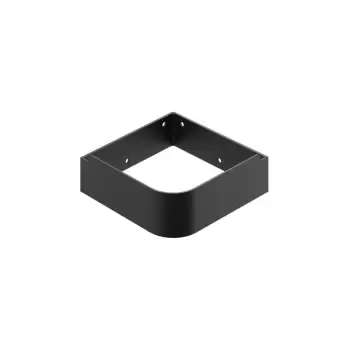 Consola pentru lavoar de colt Ravak Yard de 28x28cm negru imagine