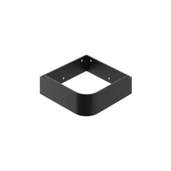 Consola pentru lavoar de colt Ravak Yard de 28x28cm  negru imagine