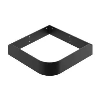 Consola pentru lavoar de colt Ravak Yard de 45x45cm negru imagine