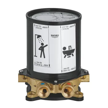 Corp incastrat Grohe Universal pentru baterii cada pe pardoseala imagine