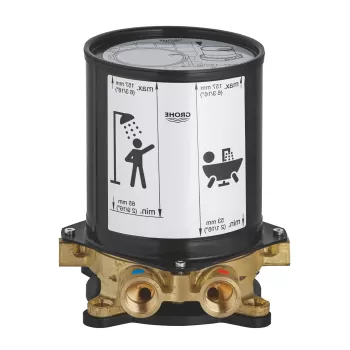 Corp incastrat Grohe Universal pentru baterii cada pe pardoseala imagine