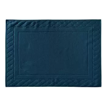 Covor de baie Descamps Mousseuse 3 60x80cm Albastru Prusia imagine