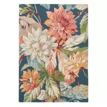 Covor Sanderson Dahlia & Rosehip 250x350cm 50608 Teal imagine