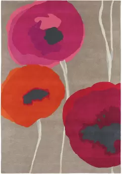 Covor Sanderson Poppies 200x280cm 45700 rosu-orange imagine