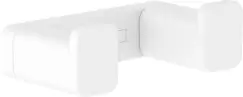 Cuier baie dublu Hansgrohe AddStoris alb mat imagine