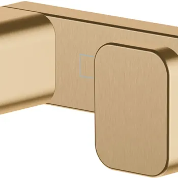 Cuier baie dublu Hansgrohe AddStoris bronz periat imagine